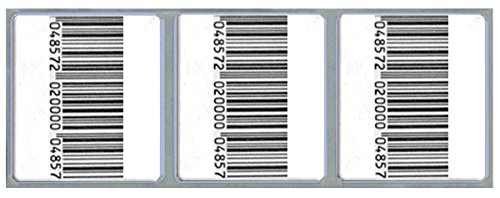 Компатибилен контролен пункт Компатибилен 8,2 MHz RF етикета 33x38mm, лажен баркод, 1 кутија од 20к