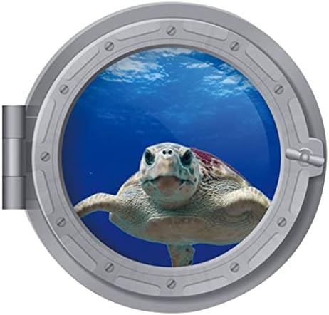 Gcroet 3d Морски Ѕидни Налепници Самолепливи Отстранливи Подводни Налепници За Украси За Дневна Соба ВО Океанот 3d Налепници ЗА Морски Ѕидови,