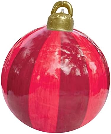 8U2VG1 Надворешно Божиќно надувување украсена топка гигантски божиќни божиќни украси за новогодишна елка