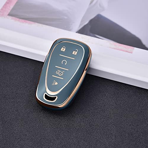 Elohei за Chevy Key Fob Cover Cover Cover Cover Cover TPU држач за заштитник за Chevrolet 2020 2019 2018 2017 2017 Chevy Malibu Camaro Cruze