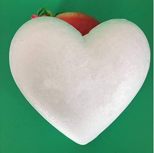 Chengyida 10pcs 20cm моделирање loveубов срцева пена полистирен стиропор од бела loveубовна пена подароци за срцеви топка орнаменти