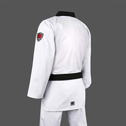 Mooto Corea Taekwondo BS4.5 Основна униформа wt лого бело BK V-Neck MMA воени вештини Карате демонстрации тим за салата