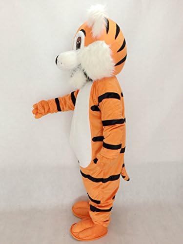 Симпатична портокалова костум за маскота од тигар од тигар