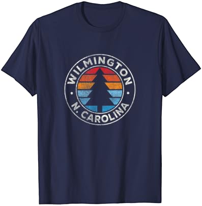 Вилмингтон Северна Каролина НЦ Гроздобер графички ретро маица од 70-тите години