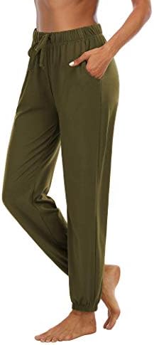 Сарин Метјус женски џогери јога џемпери лабави удобни тренинзи за влечење панталони за жени со џебови