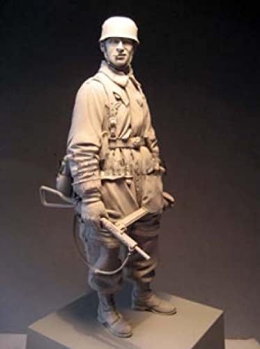 Гудмоел 1/16 120мм Воен тематски тематски војник во Втората светска војна стоејќи комплет за модел на смола/Неисправен и неконтролиран