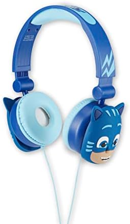 Слушалки за над -уво Peppa Pig за деца - прилагодлива лента за глава, стерео звук, кабел без запчиња, контрола на волуменот и Jackек од 3,5
