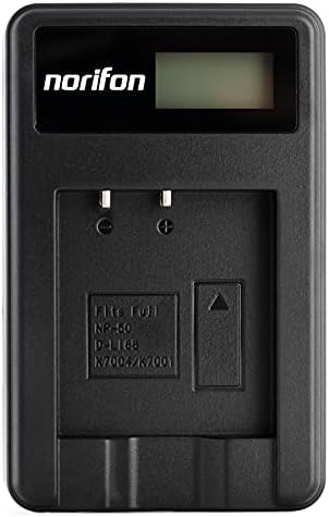 D-LI68 LCD USB полнач за Pentax Optio A36, Optio S10, Optio S12, Optio VS20, Q, Q10, Q7 камера и повеќе