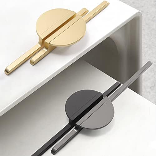 Chunyu злато сива тркалезна контра -кабинет фиока за врата рачка кујнски кабинет врата мебел хардвер