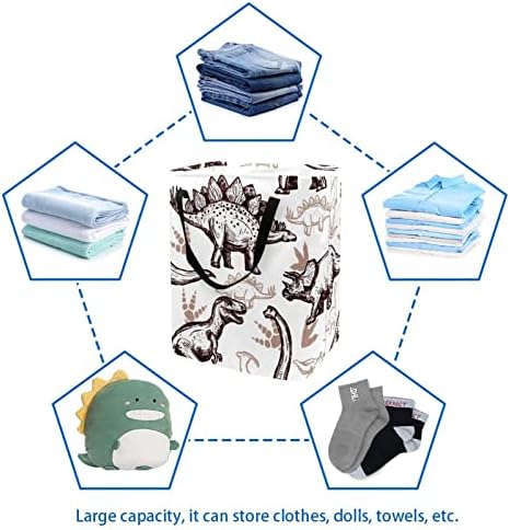 Корпи за перење Со Рачки Што Се Преклопуваат Разни Отпечатоци Од Диносауруси За Печатење За Возрасни Деца Тинејџерски Спални Соби Бања