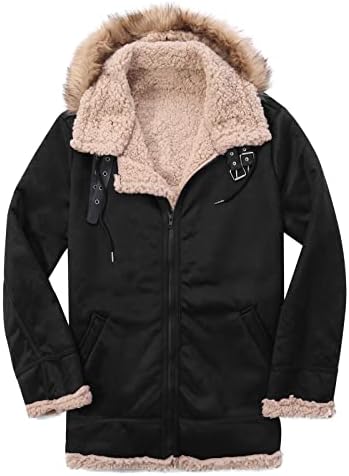 Зимски обичен топол палто на Синзелиминин, зимски топло палто, задебели палто, долги ракави, патент Турндаунд, аспиратор, џатк од