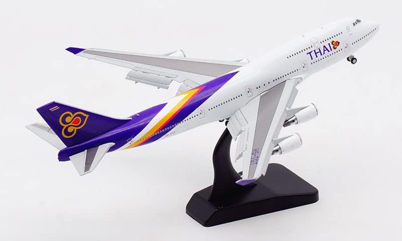 JC Wings Thai for Boeing B747-400 HS-TGT Флепс надолу од 1/400 ДИКАСТ АВИ