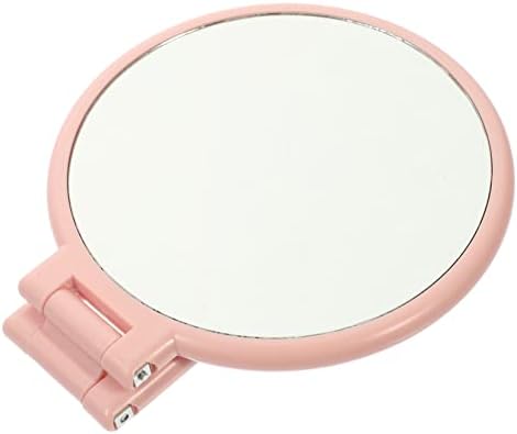Fomiyes рачно суета огледало за шминка огледало за патување со огледало на огледало со тркалезно огледало 5 парчиња десктоп огледало Козметичко