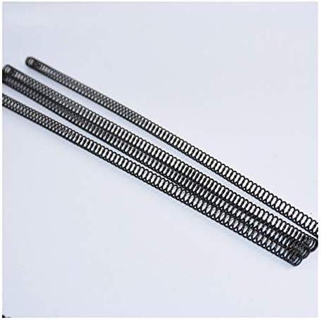 Ahegas Springs y Type Spring Black Black Manganese Steel Pressure Spring Wire Dia 1.5/5mm Надворешна диа 24,5-32mm должина 110-305mm