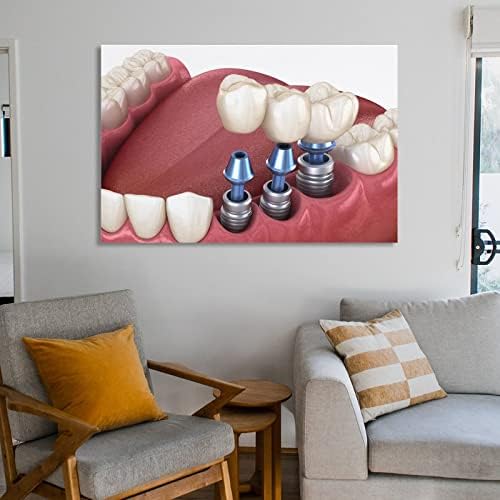 Фотографии на wallsидовите на стоматолошките болници, украси во стоматолошки канцеларии, стоматолошка нега, ортодонција, wallидни