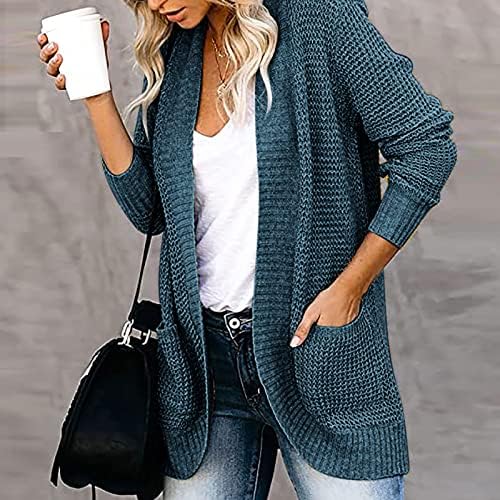 Crochet Cardigan Basic Lounge јакни за тинејџерски девојки зима пад на џемпери со долги ракави облеки јуниори 2023