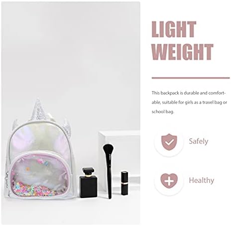 Sequins unicorn торба моден ранец за деца Организатор за складирање за девојчиња