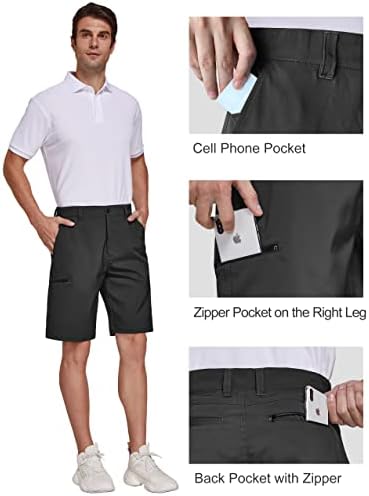 Пули машки голф хибриден фустан шорцеви случајни чино истегнување рамен предна лесна тежина брза суво со џебови