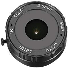 uxcell 2,8 mm 720p 5MP F1. 2 FPV CCTV Објектив Широк Агол ЗА CCD Камера