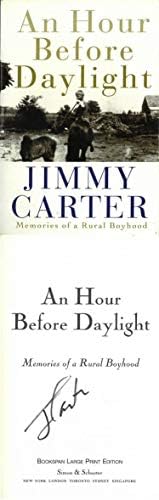 Претседателот Џими Картер ја потпиша 2001 Година Еден Час Пред Дневната Светлина Книга Со Тврд Повез - #Р36701 - Јса Сертифицирани-Политички Книги