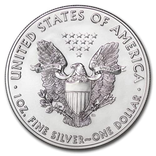 1986-Денес Многу Од 1 Унца Сребрени Американски Орел Монети Брилијантен Нециркулирани Со Сертификати за Автентичност 1 1 БУ
