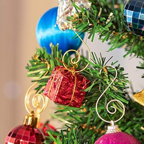 Куки за украси на новогодишни елки на Ygaohf, 240 парчиња Божиќни куки, куки за украси во форма на S, закачалки за украси за новогодишни елки,