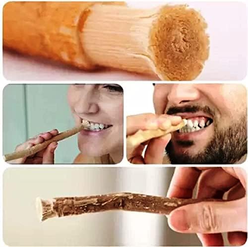 Кастел Ројал 5 парчиња Природна Традиционална Четка За Заби За Џвакање Мисвак Пелу За Бели Заби