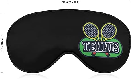 Ја сакам маската за спиење на тенис со прилагодлива лента за меко око за затемнување за затемнување за следење за патување