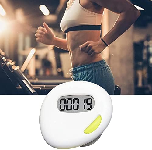B Boitosity 2D дигитален педометар Електронски педометар за калории за броење на растојание за удобен чекор -шалтер за спортска опрема