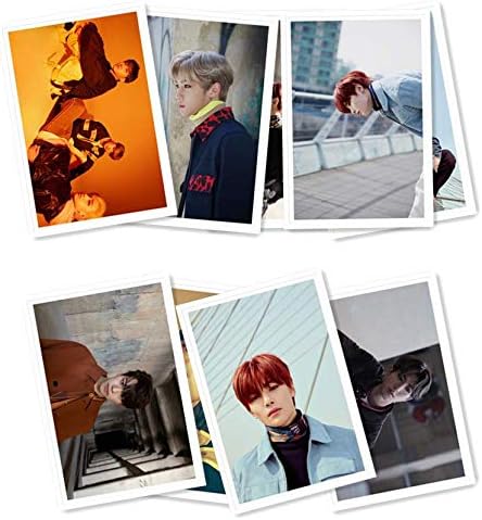 Kpop Stray Kids Mini албум Кле 1: Miroh lomo картичка 40pcs Полароидни фото -картички во кутија