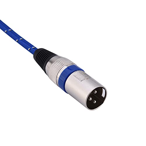 Кабел Kosdfoge, XLR машки до женски приклучок биланс 3pin микрофон микрофон аудио кабел, премиум балансиран микрофон кабел 1м-20м