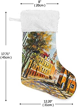 Алаза Божиќни чорапи Антички Витебск есенски класични персонализирани големи декорации за порибување за семејни празнични сезони