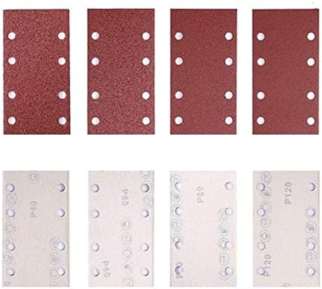 AVKART 10PCS 93X185мм квадратна шкурка за шкурка, ставајќи песок хартија, специјален облик на дискови Абразивно камена стаклена
