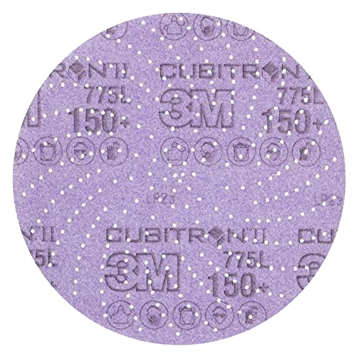 КУБИТРОН - 64259 3M II Hookit Clean Shanding Film Disc 775L - 150+ дискови за вакуум за пескарење - прицврстување на кука и јамка