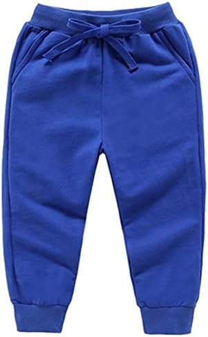 Culton Unisex Toddler Jogger Pants Детски памучни еластични половини зимски бебешки џемпери панталони 1-5 години