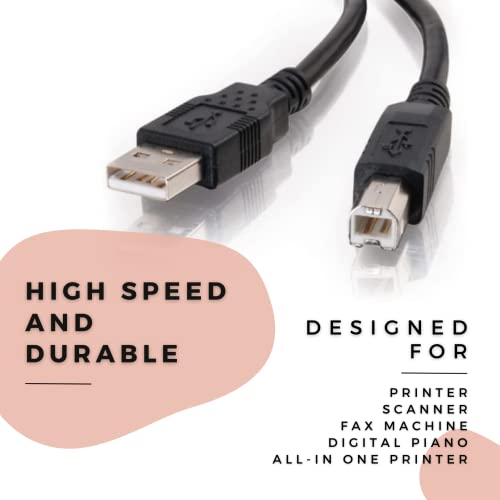 ДИГИТМОН 3 Стапки СО Голема Брзина USB 2.0 Кабел За Печатач а До Б За Брат MFC-7860DW