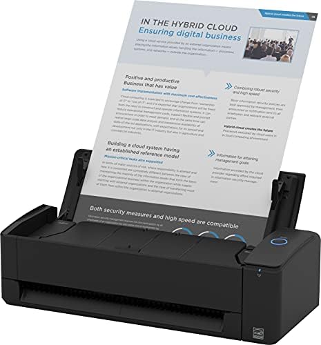 ScansNap IX1300 Компактен безжичен или USB двостран документ во боја, скенер за фотографии и приеми со автоматски фидер за документи и