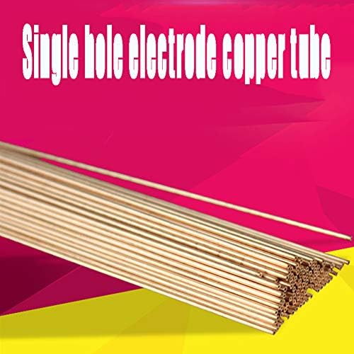 Goonsds бакарна електрода цевка бакарна жица Електрична единечна Конг Зи 400мм 100 парчиња, надворешен дијаметар 1мм