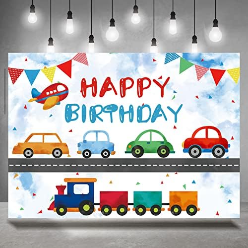 RSUUINU транспорт за роденденска забава Заднини автомобили воз воз за воз