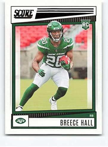 2022 резултат 330 Breece Hall NM-MT RC Rookie New York Jets Football NFL