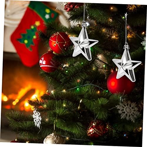 Bestoyard 12 парчиња елка за елки, приврзоци Дома додатоци декории дома украси дома стоки дома украси Божиќ, дрво топка Божиќ украси