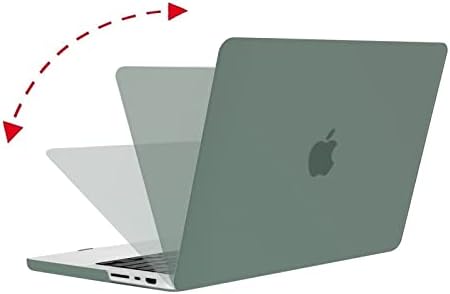 MOSISO Компатибилен Со Macbook Pro 14 инчен Случај 2021 Ослободување A2442 M1 Pro / M1 Max Со ТЕЧНА Мрежница XDR ДИСПЛЕЈ ДОПИР ПРОЕКТ, Заштитни