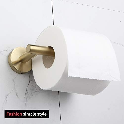 Герц СУС 304 држач за тоалетна хартија од не'рѓосувачки челик, хотелско бања резервно ткиво држач за ролна wallид, четкана