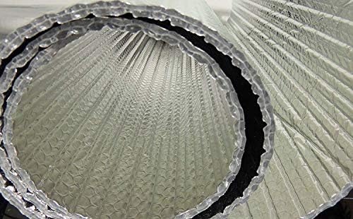 Двоен меур рефлектирачки термички алуминиумска фолија зрачна топлинска пареа бариера изолација: тешка: wallsидови Виндоус гаражи