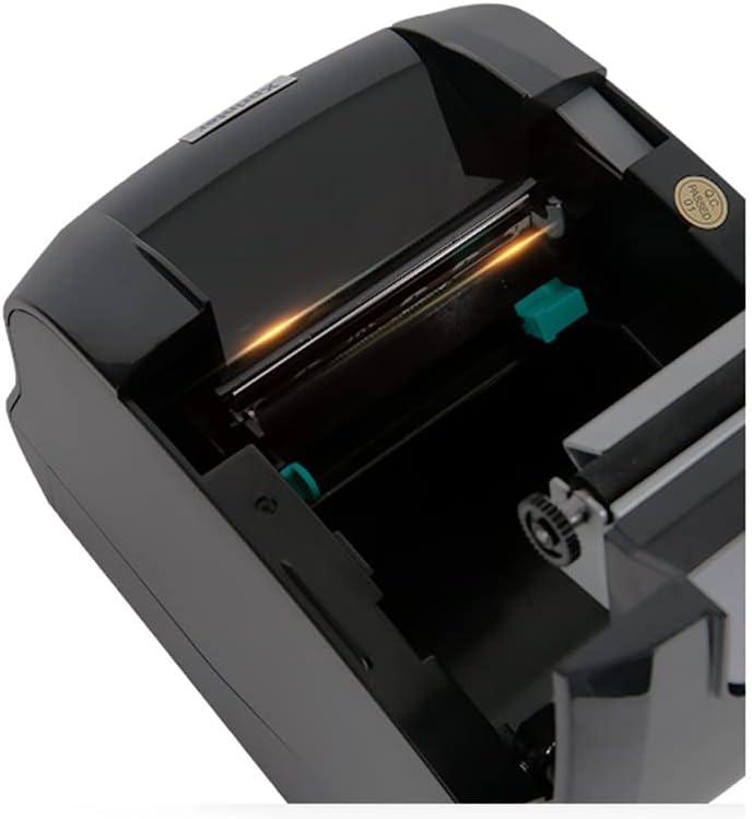 DHTDVD Мала етикета печатач мобилен USB сина сина 58мм термичка налепница за печатач со повеќе прием