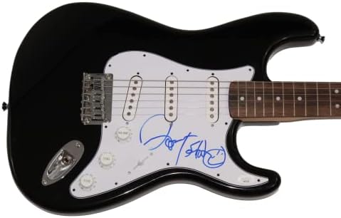 Jonон Батисте потпиша автограм со целосна големина Црна Фендер Стратокастер Електрична гитара Б со автентикација на Jamesејмс