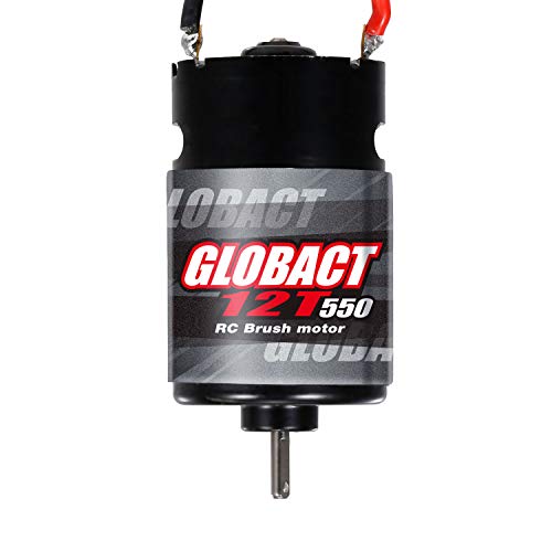 Globact RC мотор 550 12T четкан мотор за 1/10 RC Scale Electric Chort Course Car Car Slash 2WD/4WD Redcat Armma Axial Hsp Hpi Wltoys Kyosho