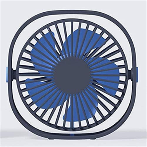 Haiqings Mini USB Fan Desktop Fan 3 Брзина Лично преносно ладење со 360 ротација прилагодлив агол за канцелариско домаќинство патувајќи