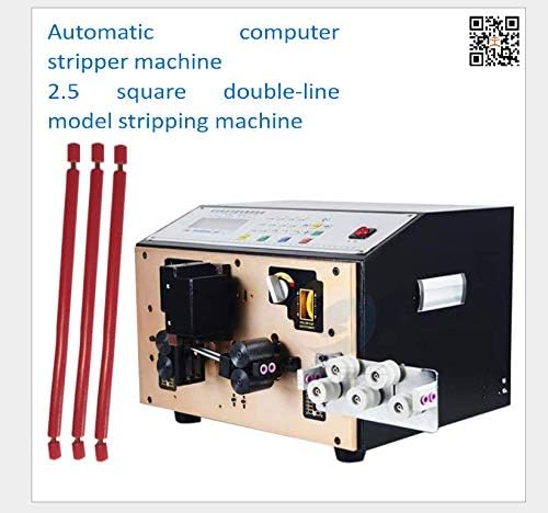 Автоматски Компјутерски жица соголување Машина Жица Стриптизери за сечење кабел стегање и пилинг со лцд екран