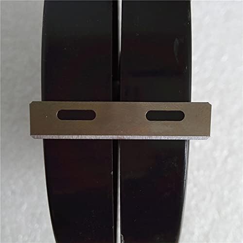 Сечила за замена на не'рѓосувачки челик 10 парчиња се вклопува во кожен нож за слабеење за безбедност на скитници, алатка за производител
